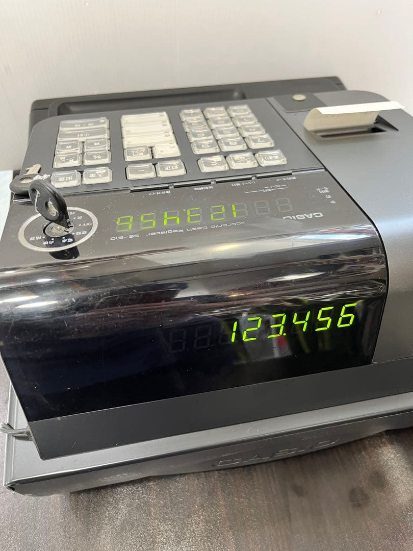 人気の黒　簡単レジ 感熱紙カシオ SE-S10(黒)レジスター 8部門