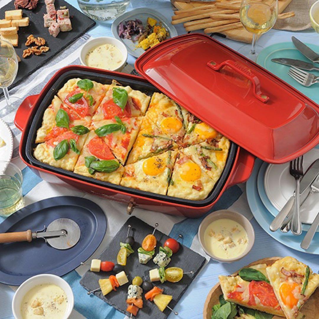 ホットプレート グランデサイズ 【直営店限定カラー】ブルーグレー　新品　ブルーノ