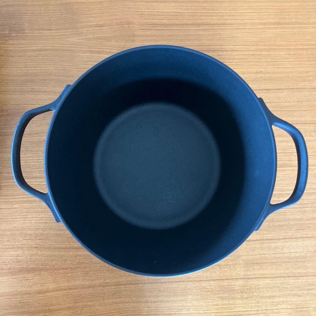 OIGEN　南部鉄器　クックトップ　丸 深形　24cm　鉄鍋