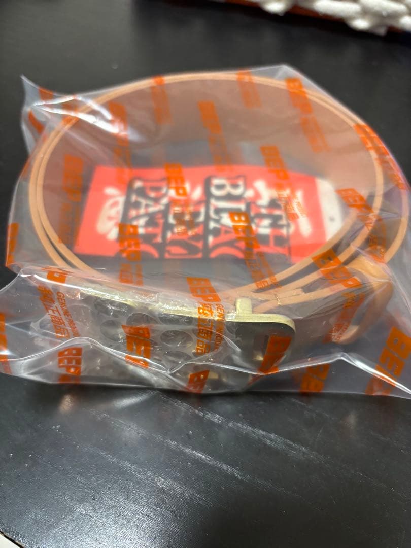 小物 LETTERS BELT BEIGE