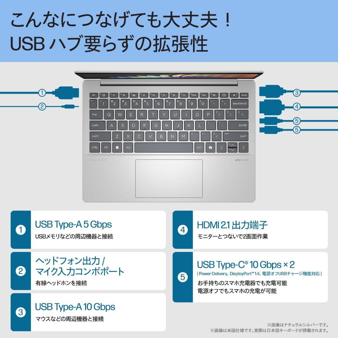 HP ノートパソコン Pavilion Aero 13-bg