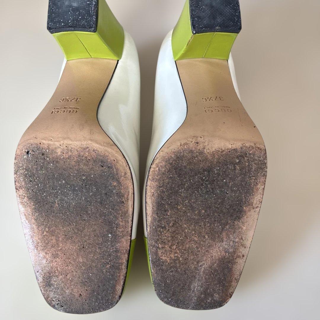 GUCCI グッチ　パンプス　エナメル　ホースビット 24.5