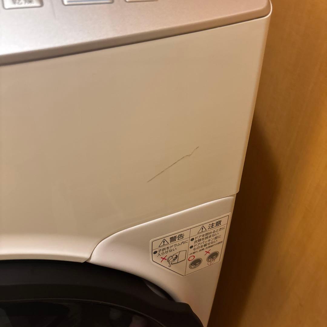 アイリスオーヤマ　２０２１年製ドラム式洗濯機　FLK832　左開き　乾燥機能低下