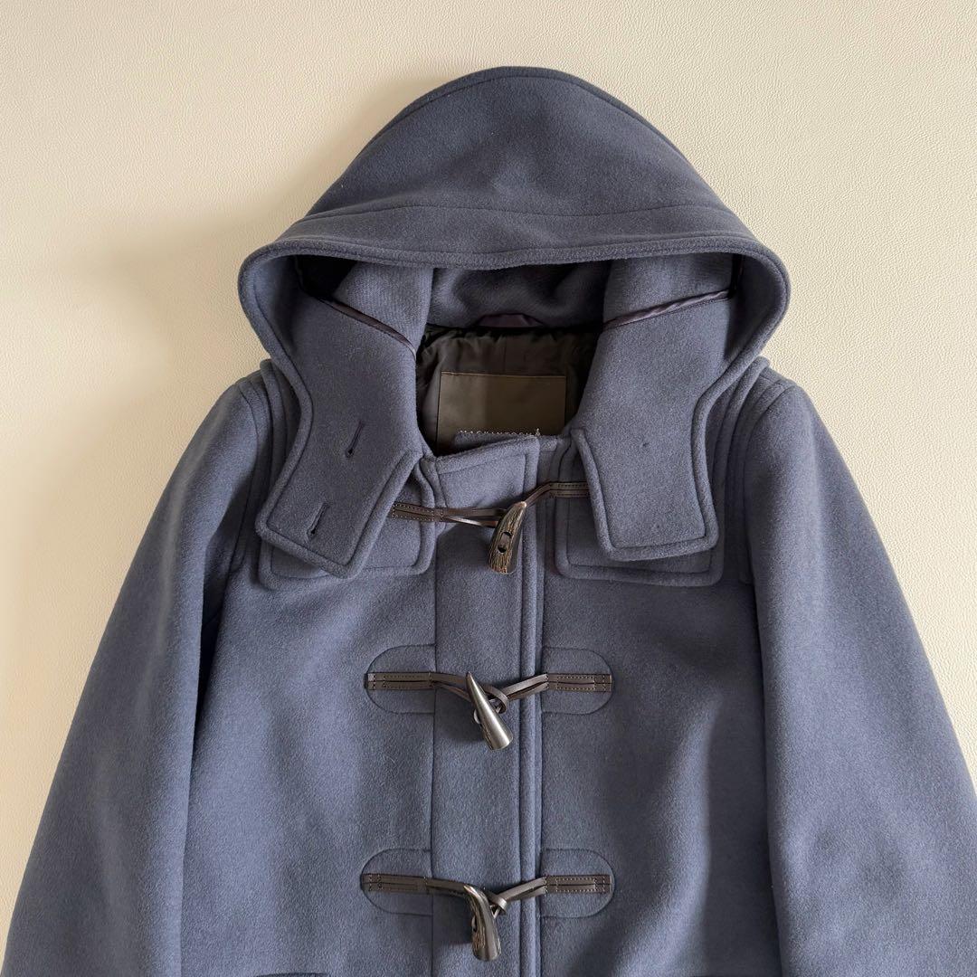 美品　マッキントッシュロンドン　ダッフルコート　くすみブルー　40 紺