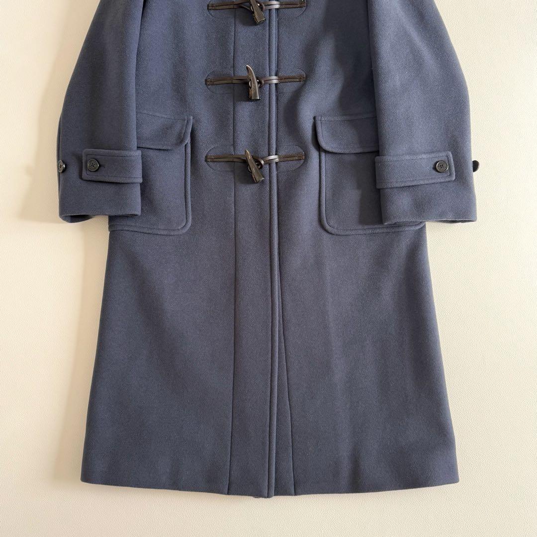 美品　マッキントッシュロンドン　ダッフルコート　くすみブルー　40 紺