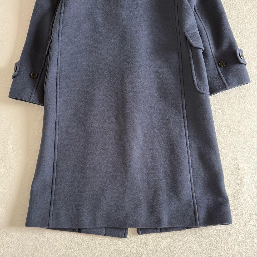 美品　マッキントッシュロンドン　ダッフルコート　くすみブルー　40 紺