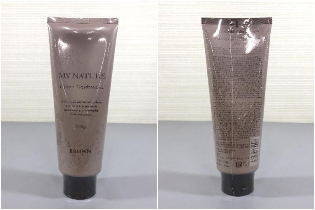 【新品】 MY NATURE カラートリートメント（白髪用）ブラウン 5本セット