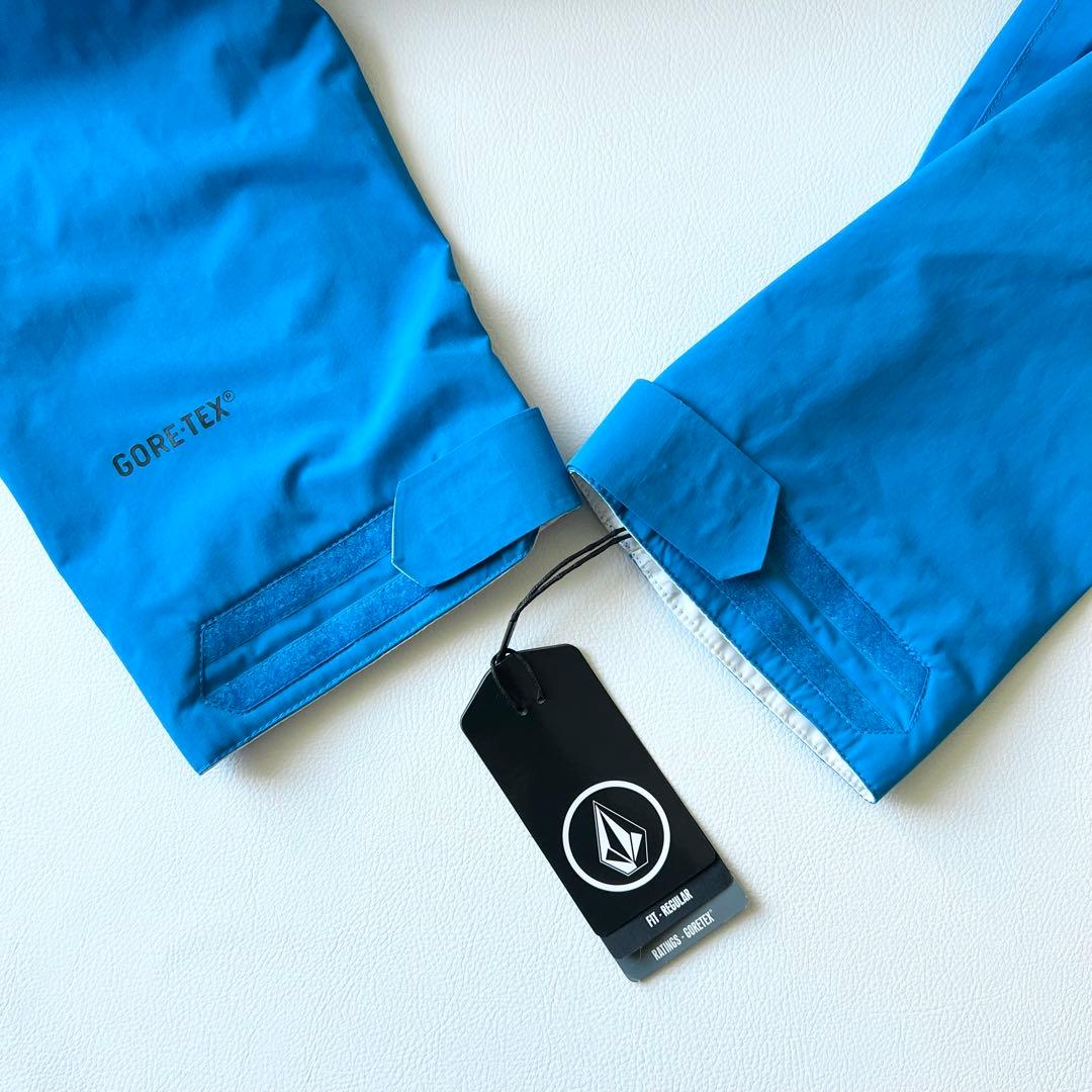 3257【タグ付き】ボルコム　ジャケット ゴアテックス メンズ　青　XL　スノボ