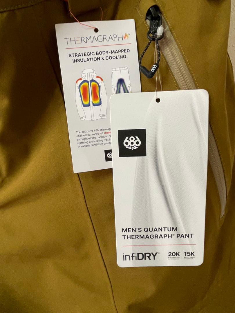 新品タグ付　686 パンツ　シックスエイトシックス　スノーボード