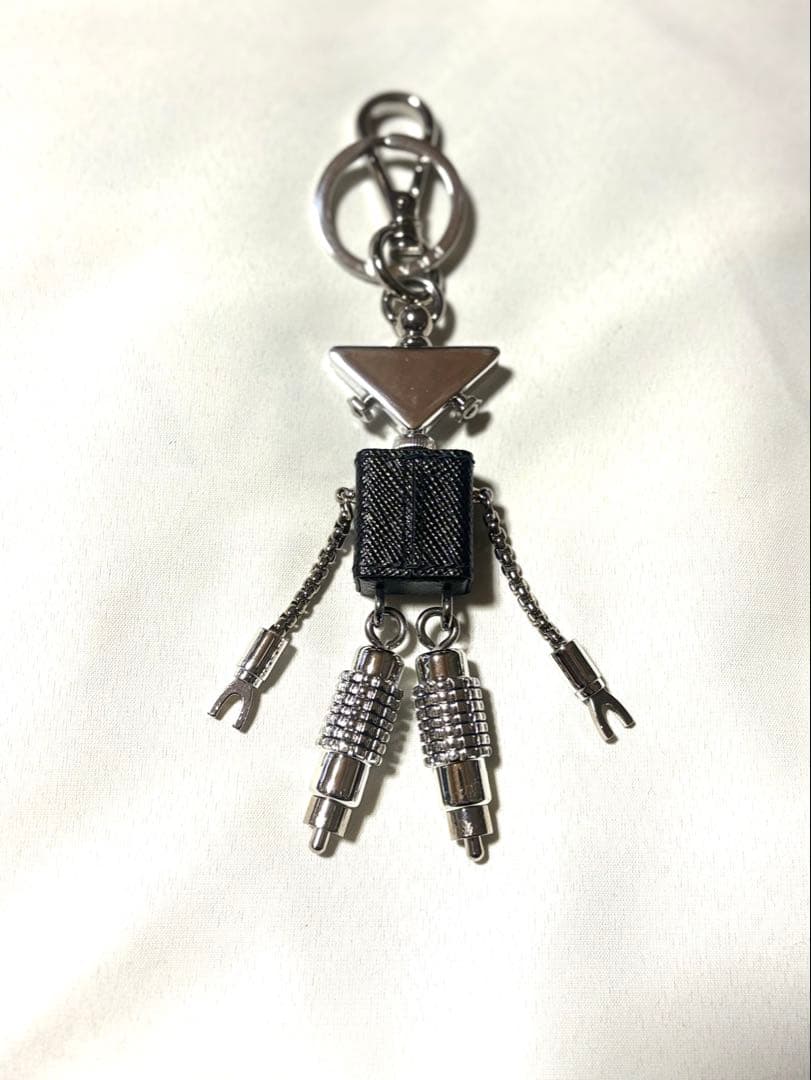 PRADA プラダ ロボットサフィアーノレザーバッグチャーム