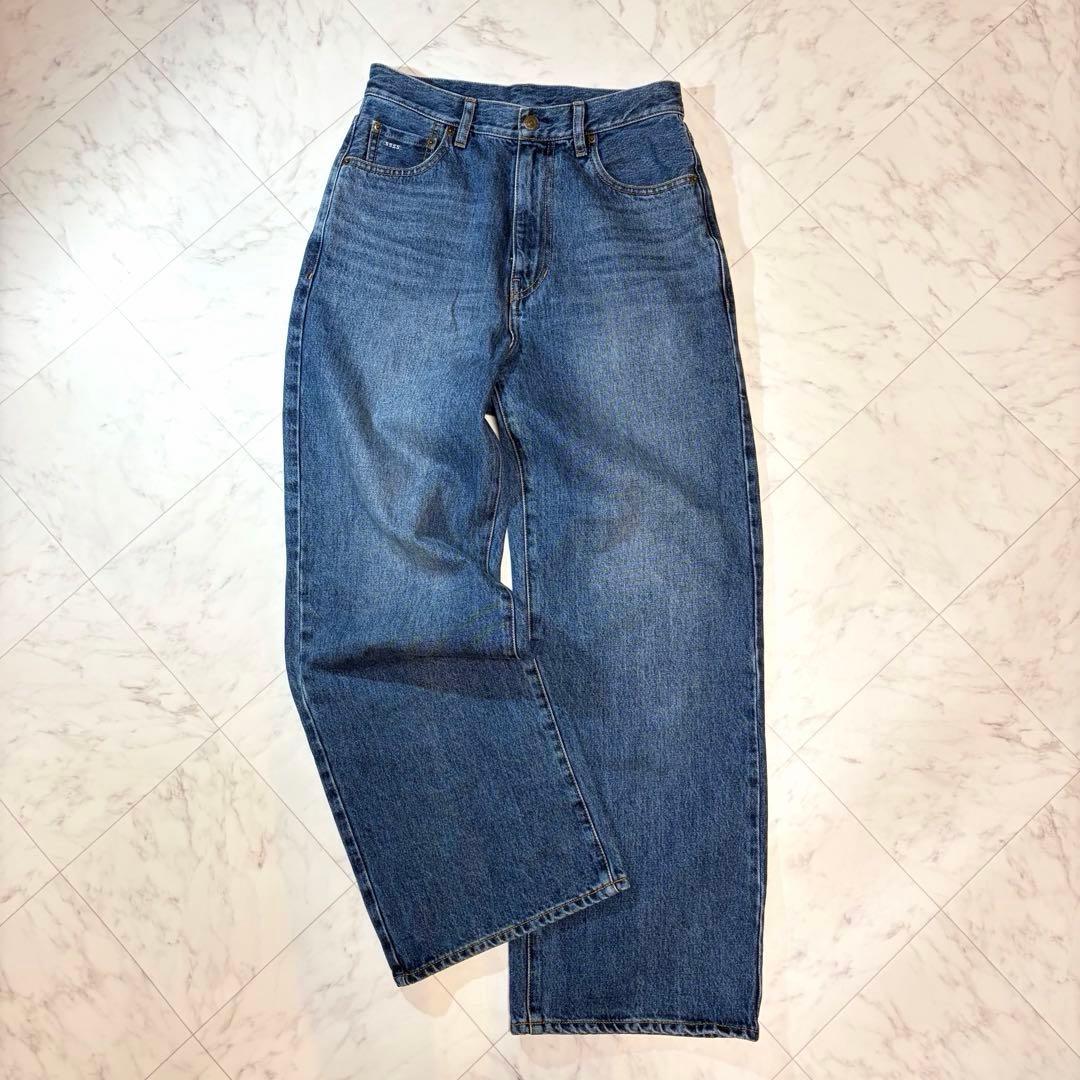 美品 スピックアンドスパン ルーズデニム 佐藤栞里 コラボ ジーンズ 36