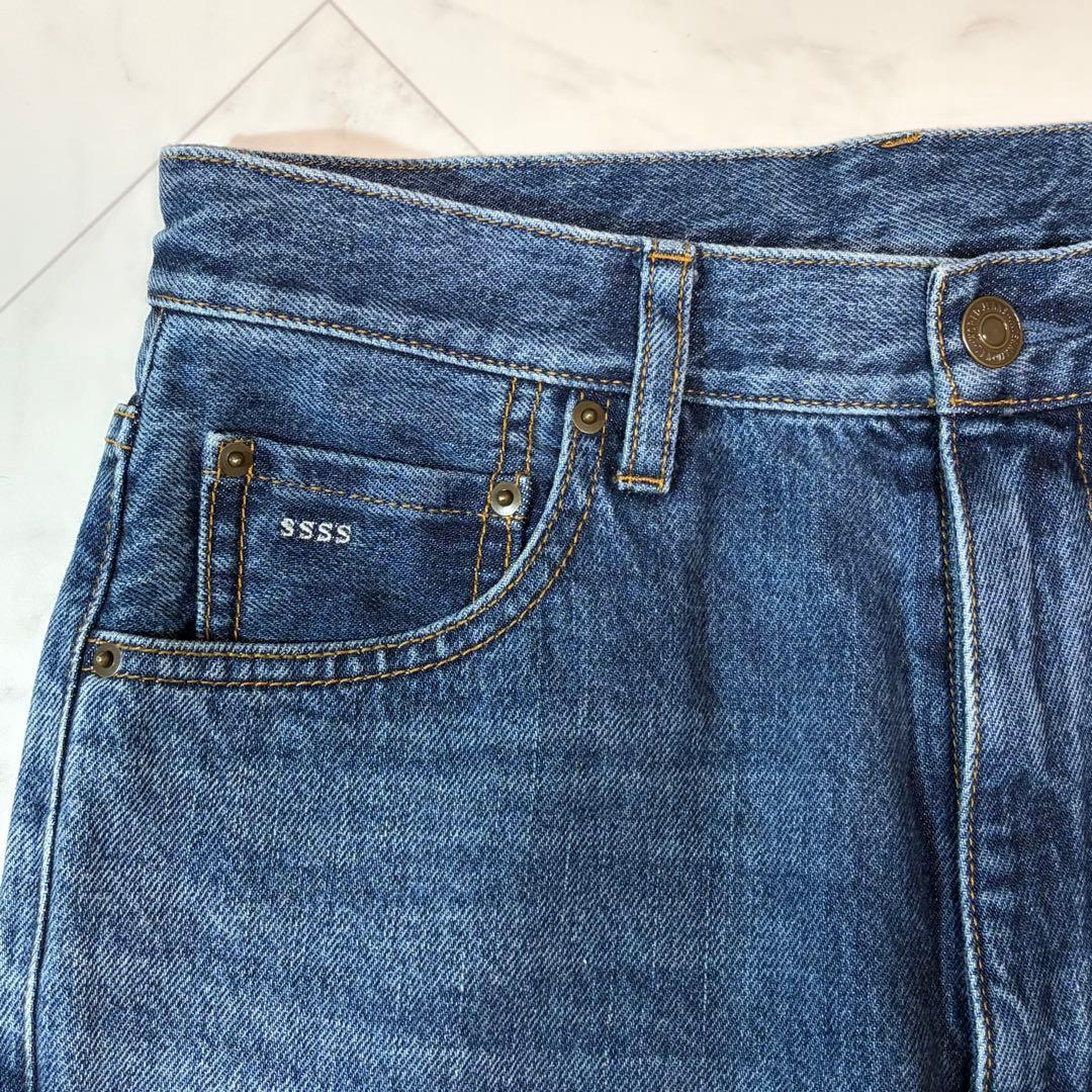 美品 スピックアンドスパン ルーズデニム 佐藤栞里 コラボ ジーンズ 36