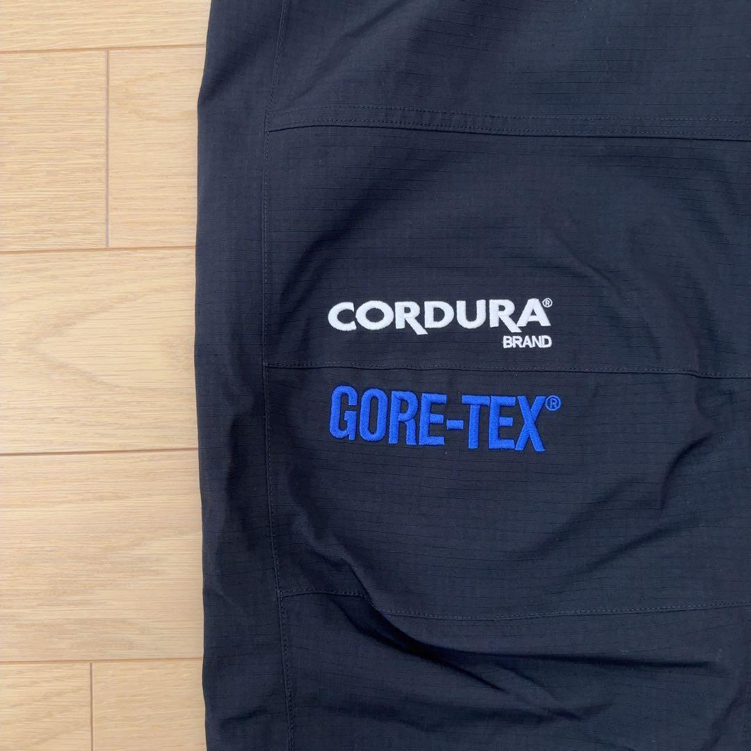 シュプリーム　ノースフェイス　エクスペディション　オーバーオール　ビブパンツ　黒