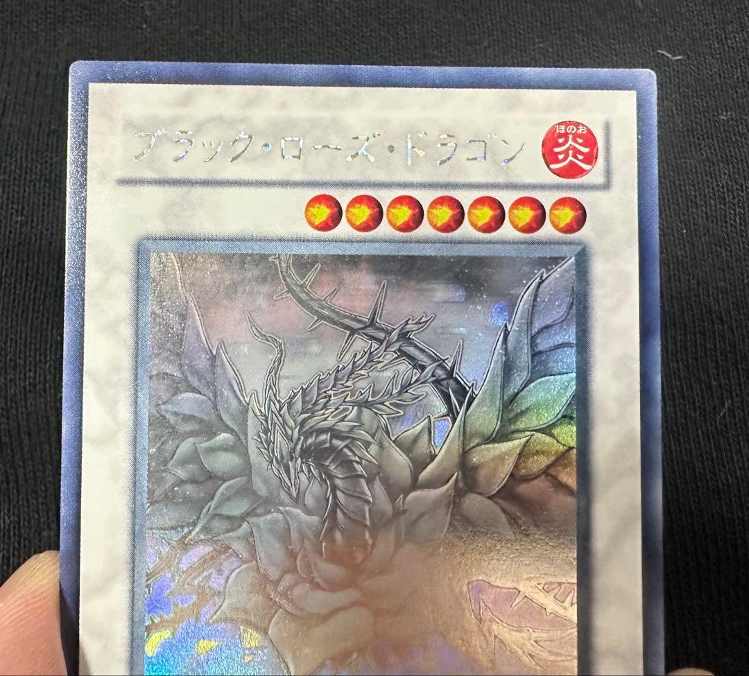 ブラックローズドラゴン　ホロ　美品