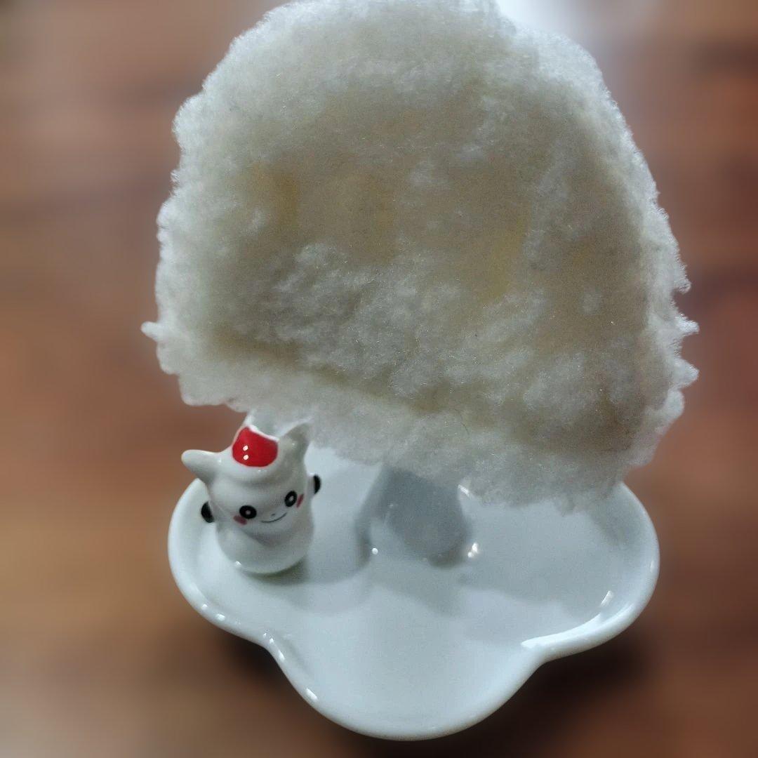 と*う様 ピカチュウ×雪だるま　ポケモンセンター限定品　陶器製　アクセサリートレ