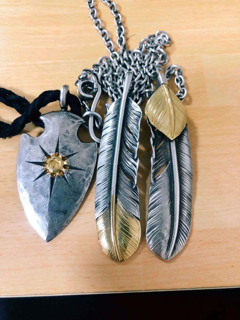 ゴローズ　現行　上金特大フェザー&矢じり