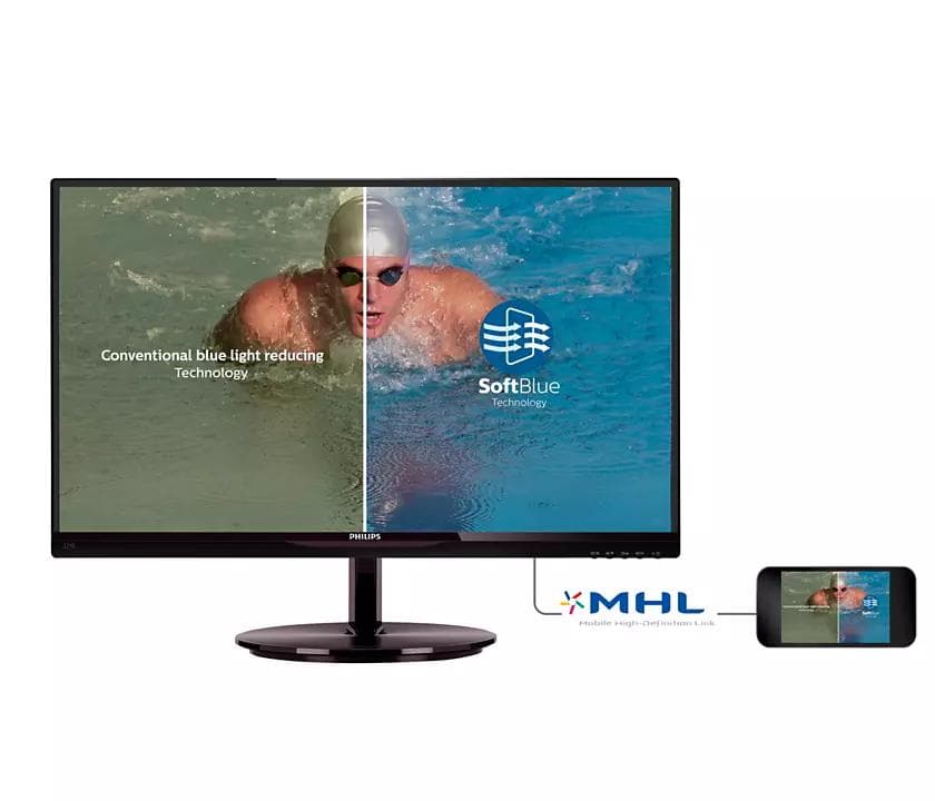 Philips フィリップス　SoftBlue テクノロジー搭載液晶モニター