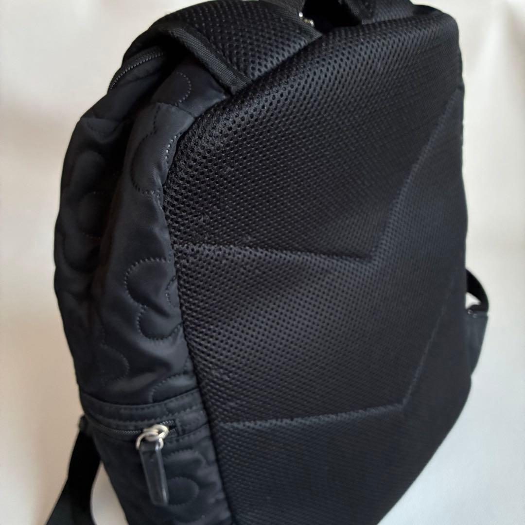 美品 マリークワント デイジー リュック バックパック 黒