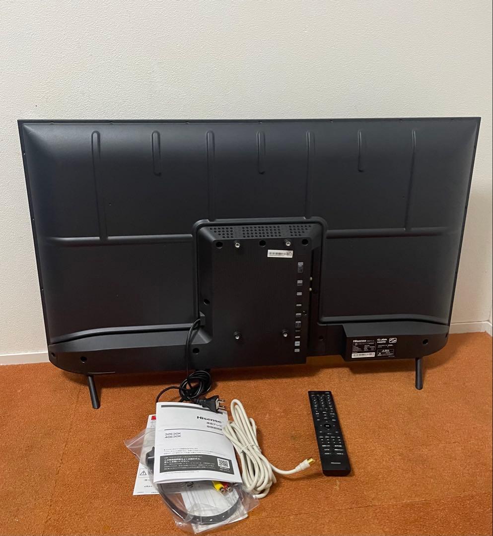 ハイセンステレビ 40V型 2023年製 40E30K