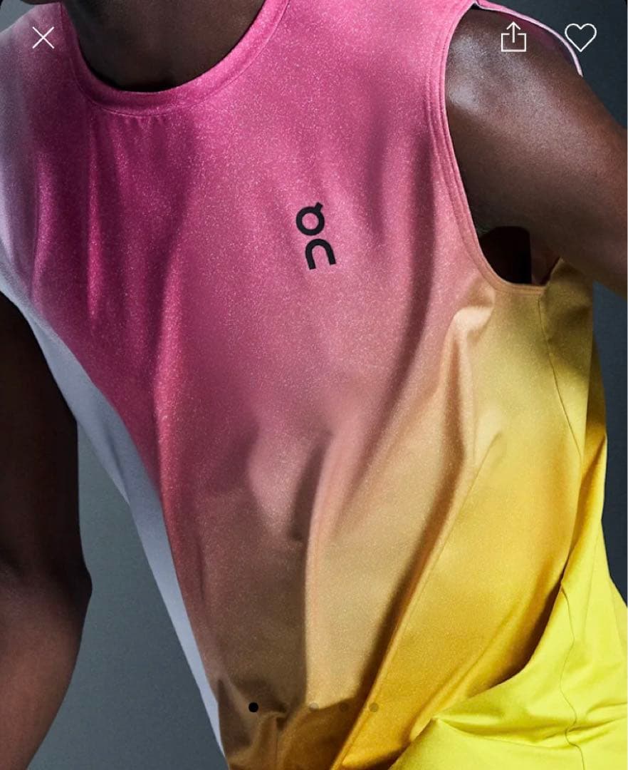 【新品未使用】メンズL on テニス Court Tank シフィオンテク オン