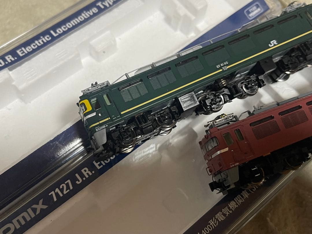 ハ*ー様 TOMIX EF81 トワイライト色& 貨物 400番台 (小加工)