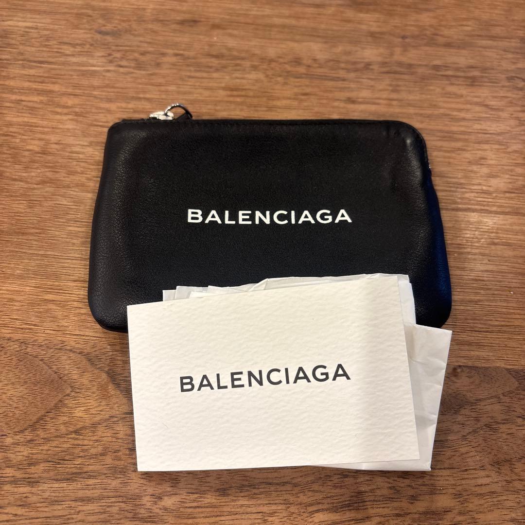 BALENCIAGA ブラックレザー ケース