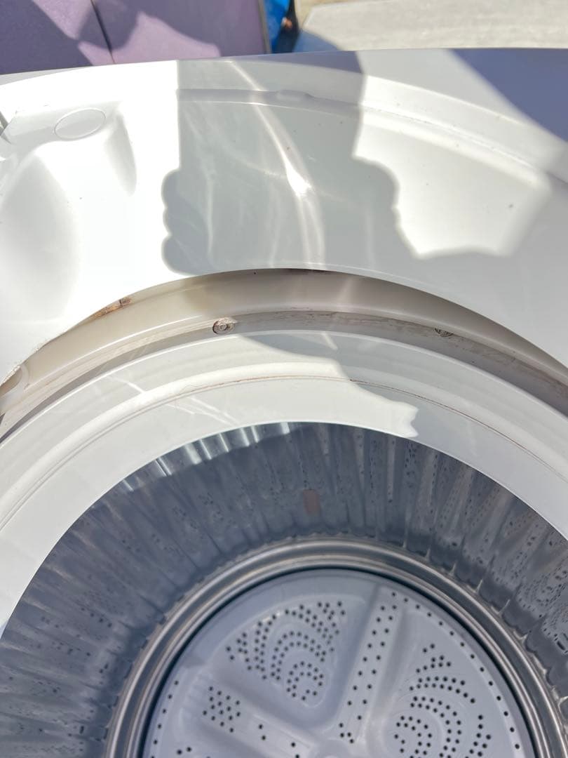 SHARP 7.0kg 縦型洗濯機 本体ES-GE7C-W 2019年