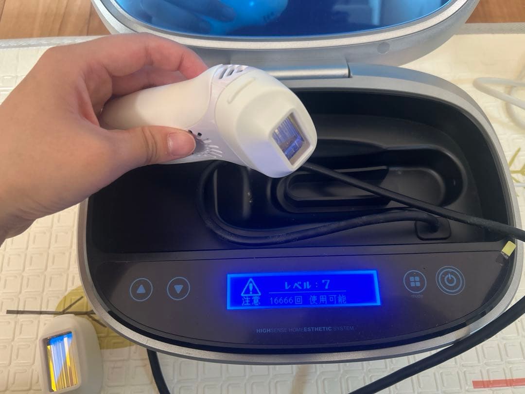 ケノン　Ver.6.3　ラージ/エクストラ/スキン 脱毛器　カートリッジ3個付き