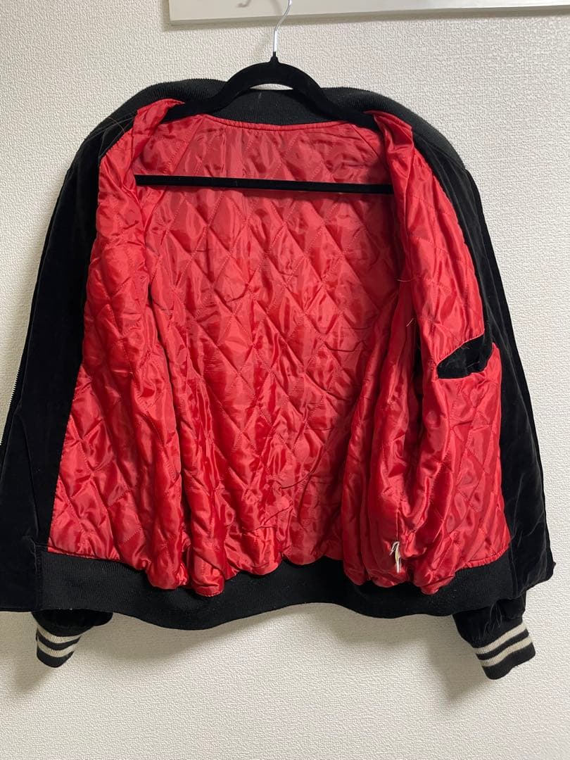 別珍 スカジャン unknown 古着 アメカジ 綿100