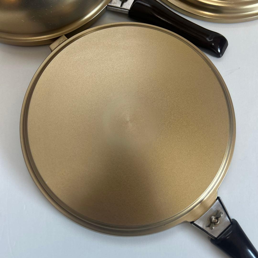 最高級　しばのキッチン　ゴールド　6点セットガラス蓋セット