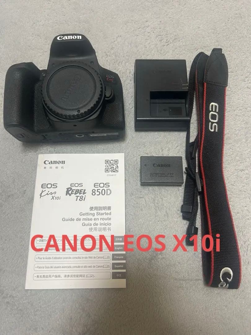 デジタル一眼レフカメラ Canon EOS X10i カメラ　説明書付き