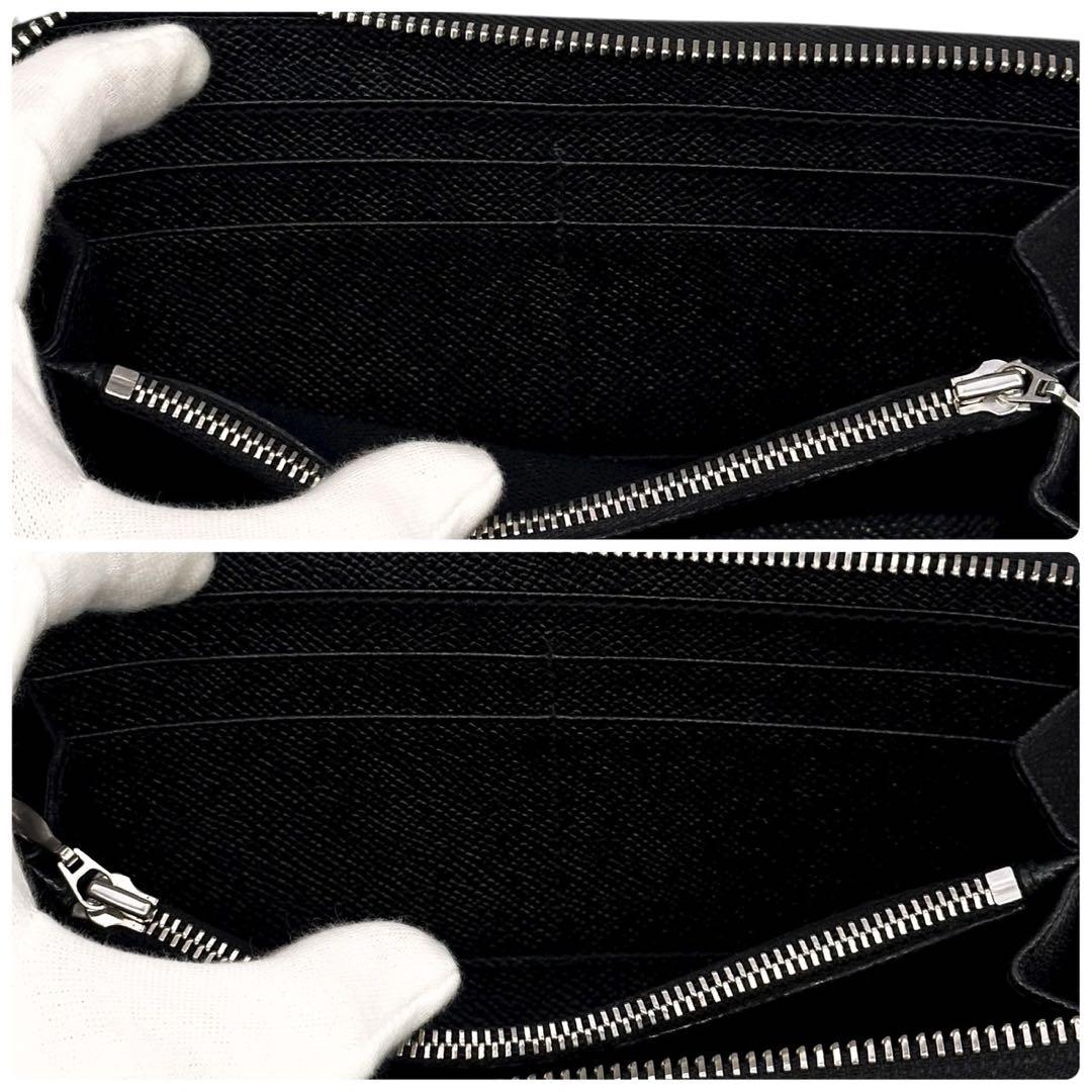 極美品 ブルガリ 長財布 小銭入れ  カード コンパクト 財布 ブラック