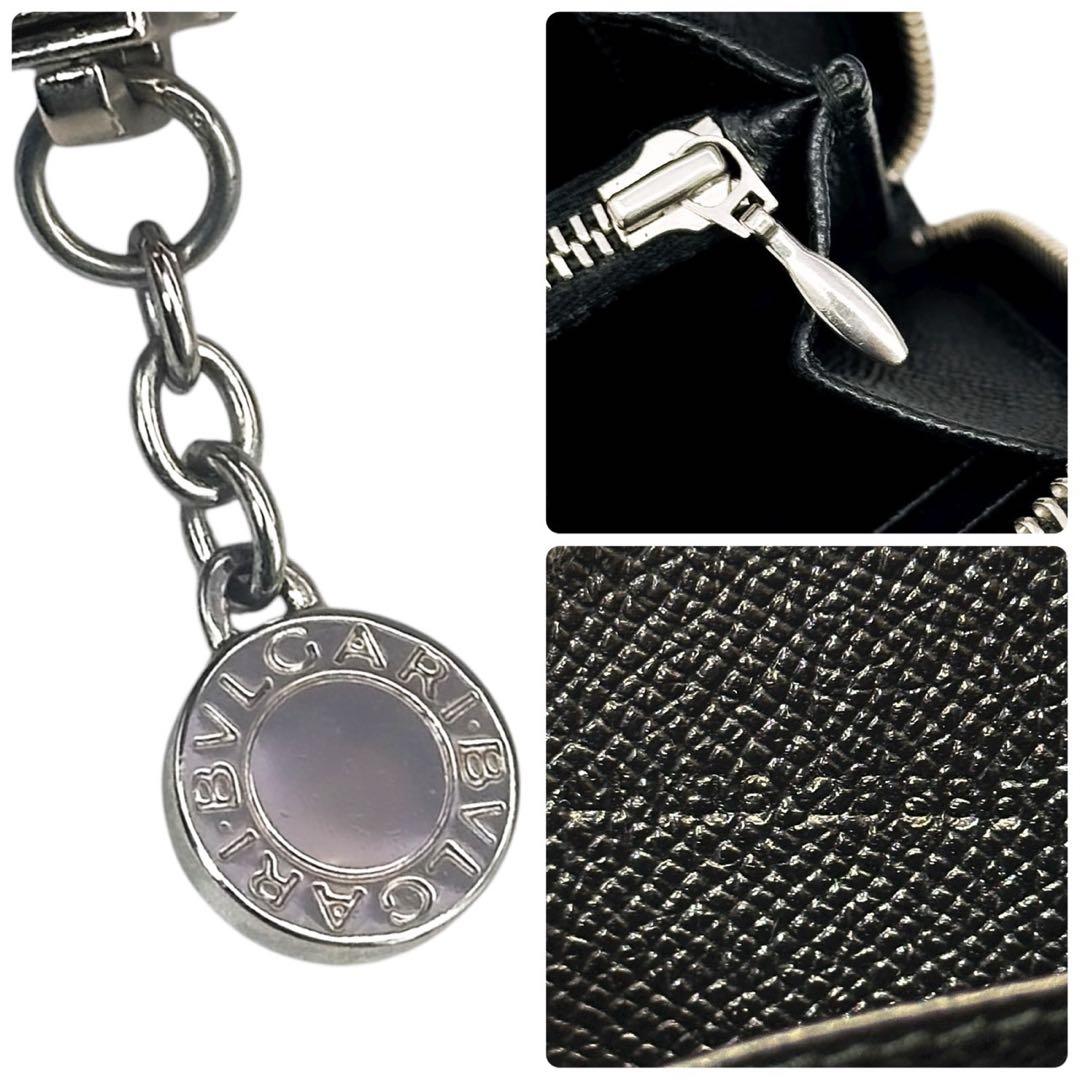 極美品 ブルガリ 長財布 小銭入れ  カード コンパクト 財布 ブラック