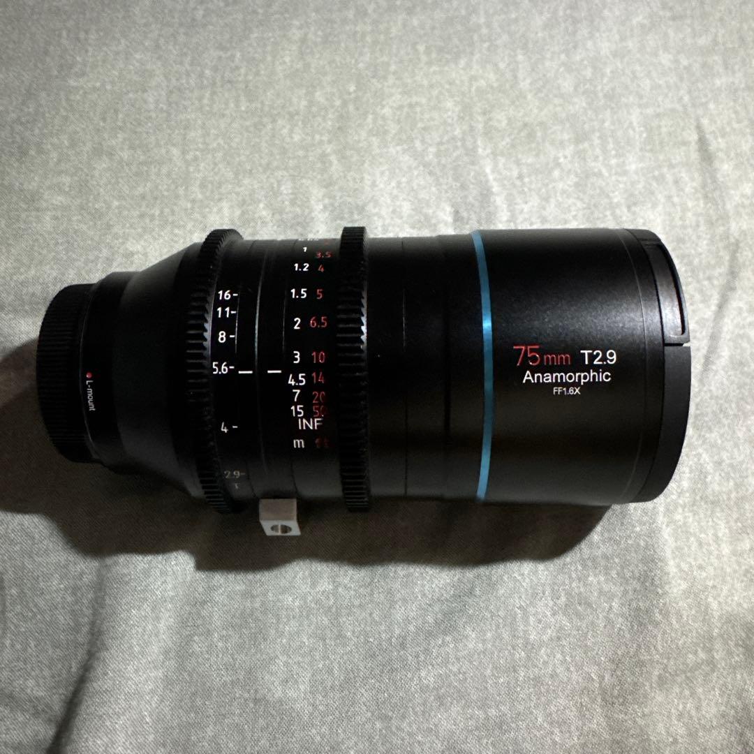 SIRUI 75mm T2.9 アナモルフィックレンズ Lマウント 箱あり