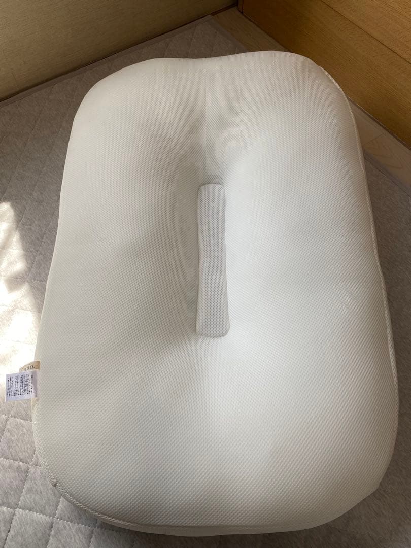 【美品】iimin Cカーブベビーベッド 専用パッド付