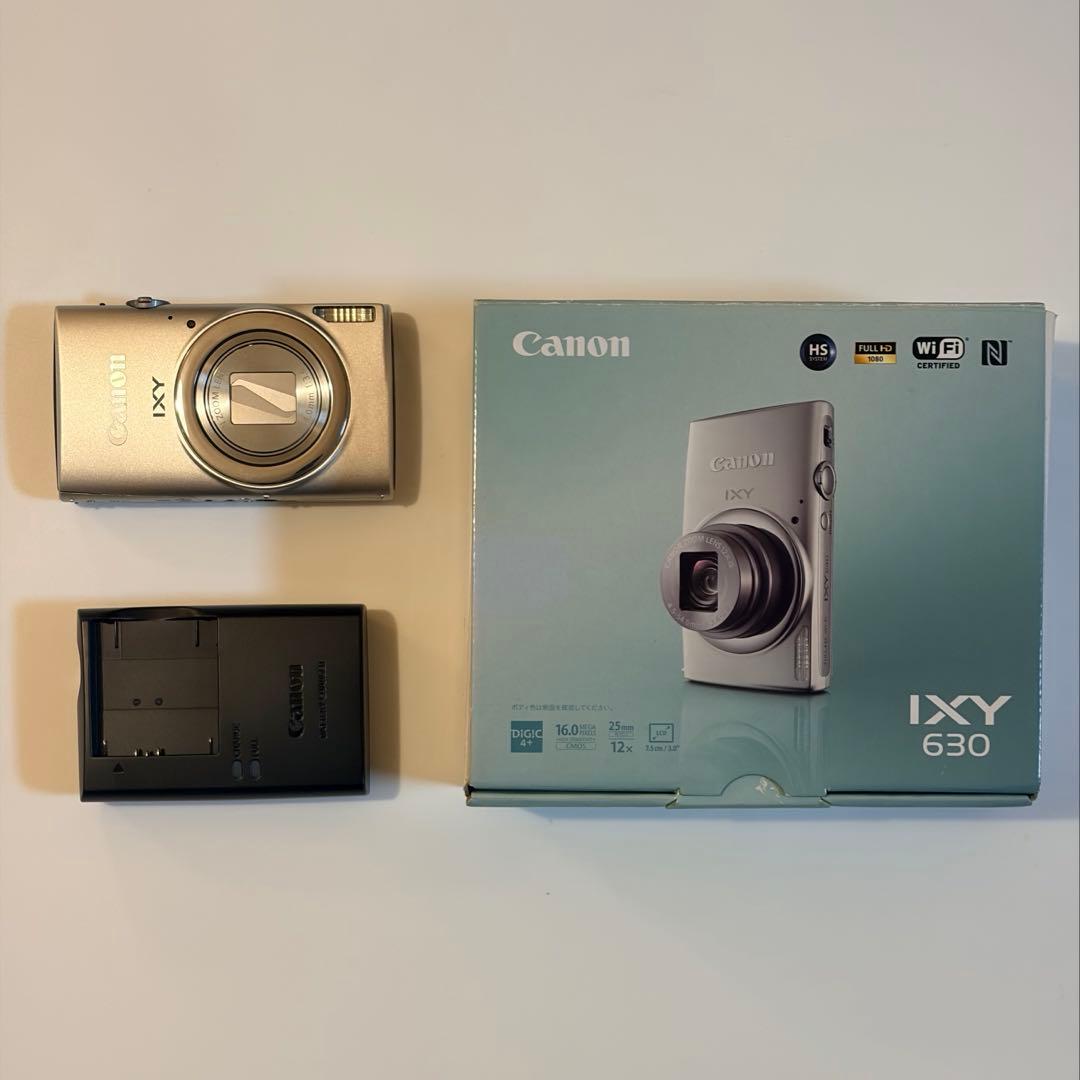 美品　Canon IXY630 シルバー 動作確認済み
