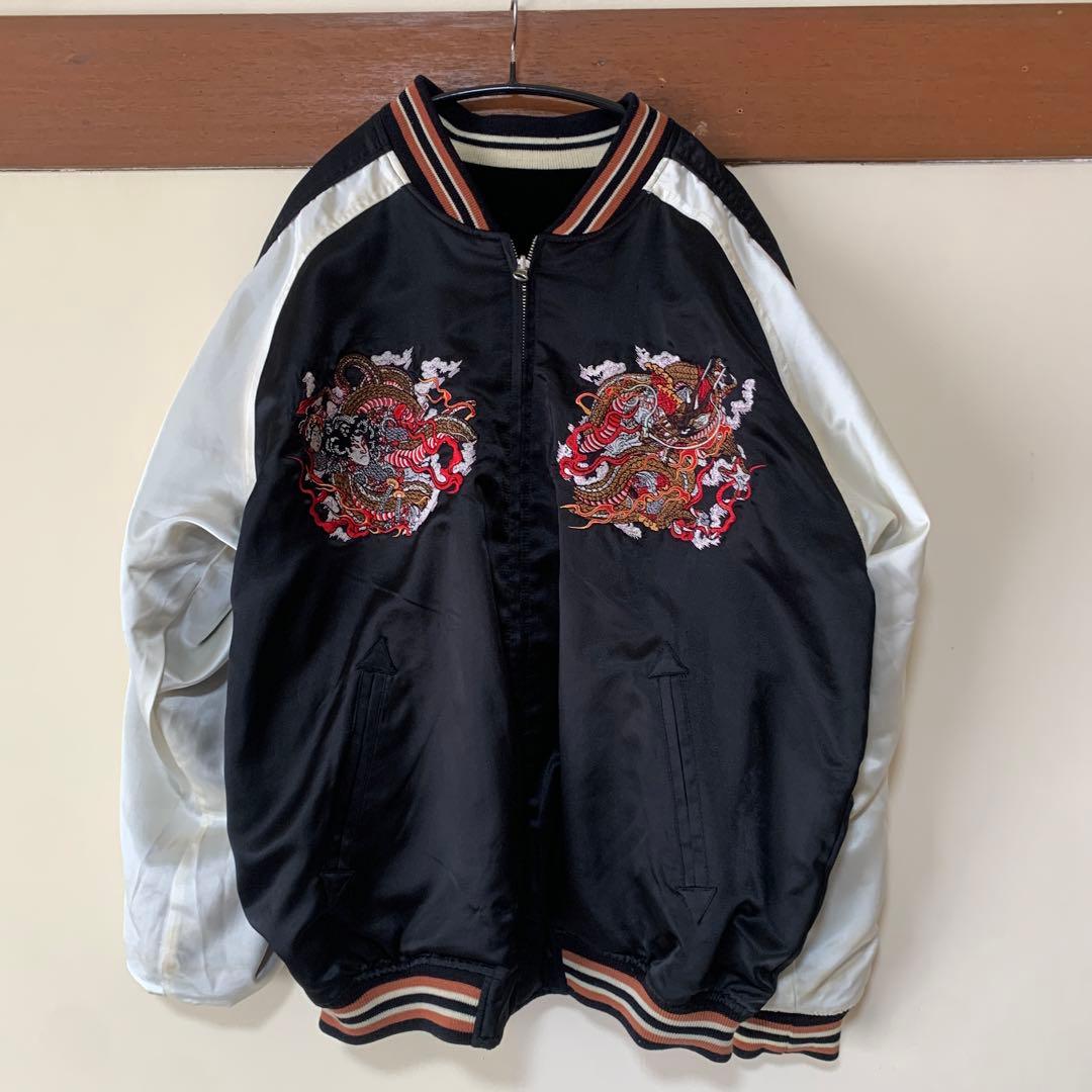 爆裂爛漫娘 酒呑童子 龍王太郎柄 リバーシブルスカジャン