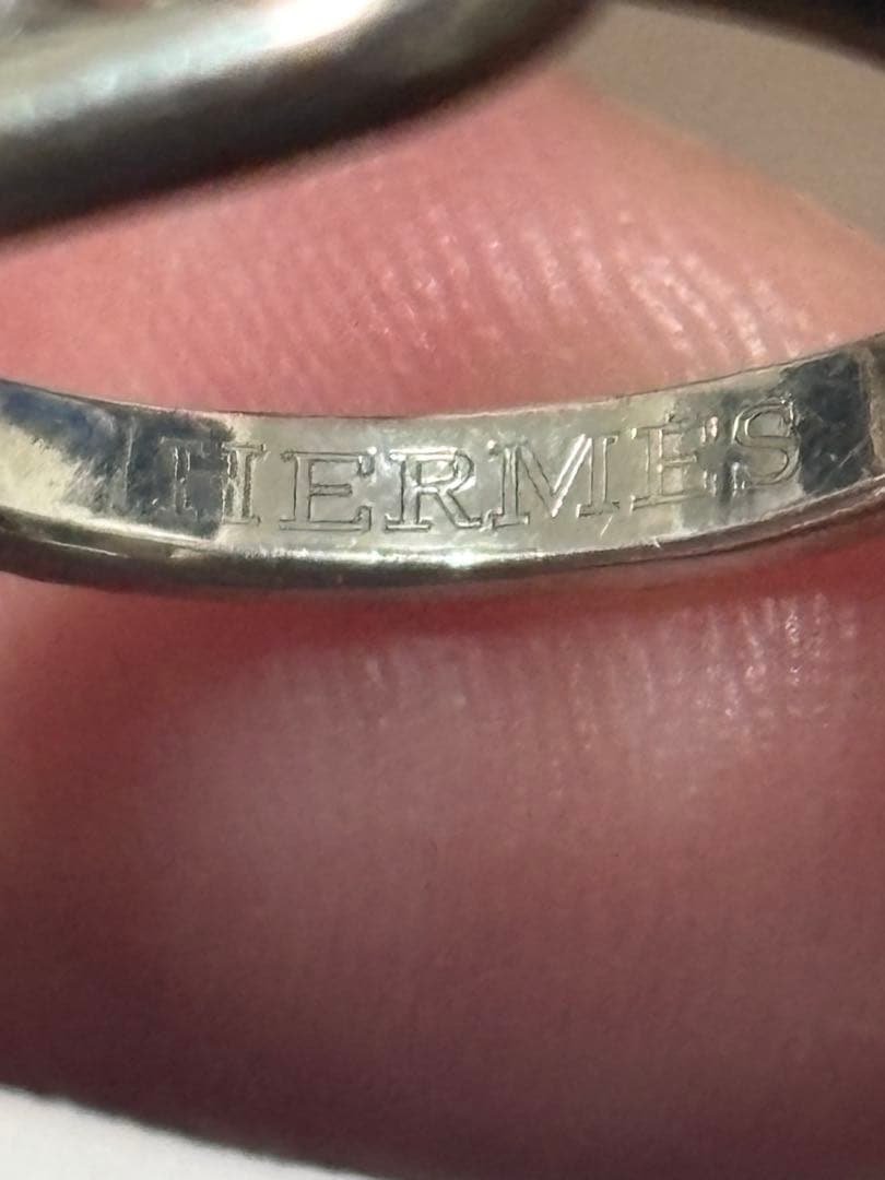 HERMÈS シェーヌダンクル シルバー リング 50 約10号 U