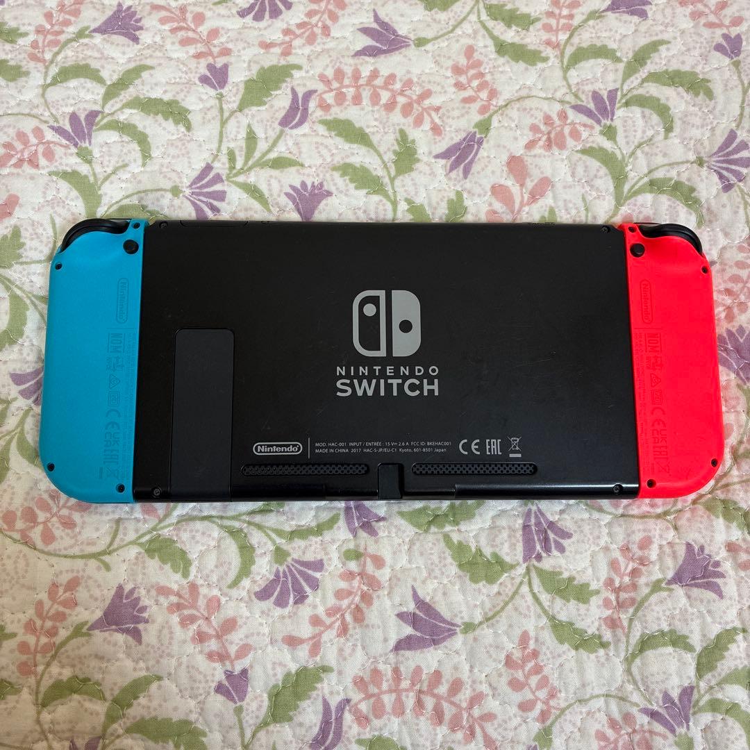 Nintendo Switch 本体、ネオンブルー、ネオンレッド、ACアダプター