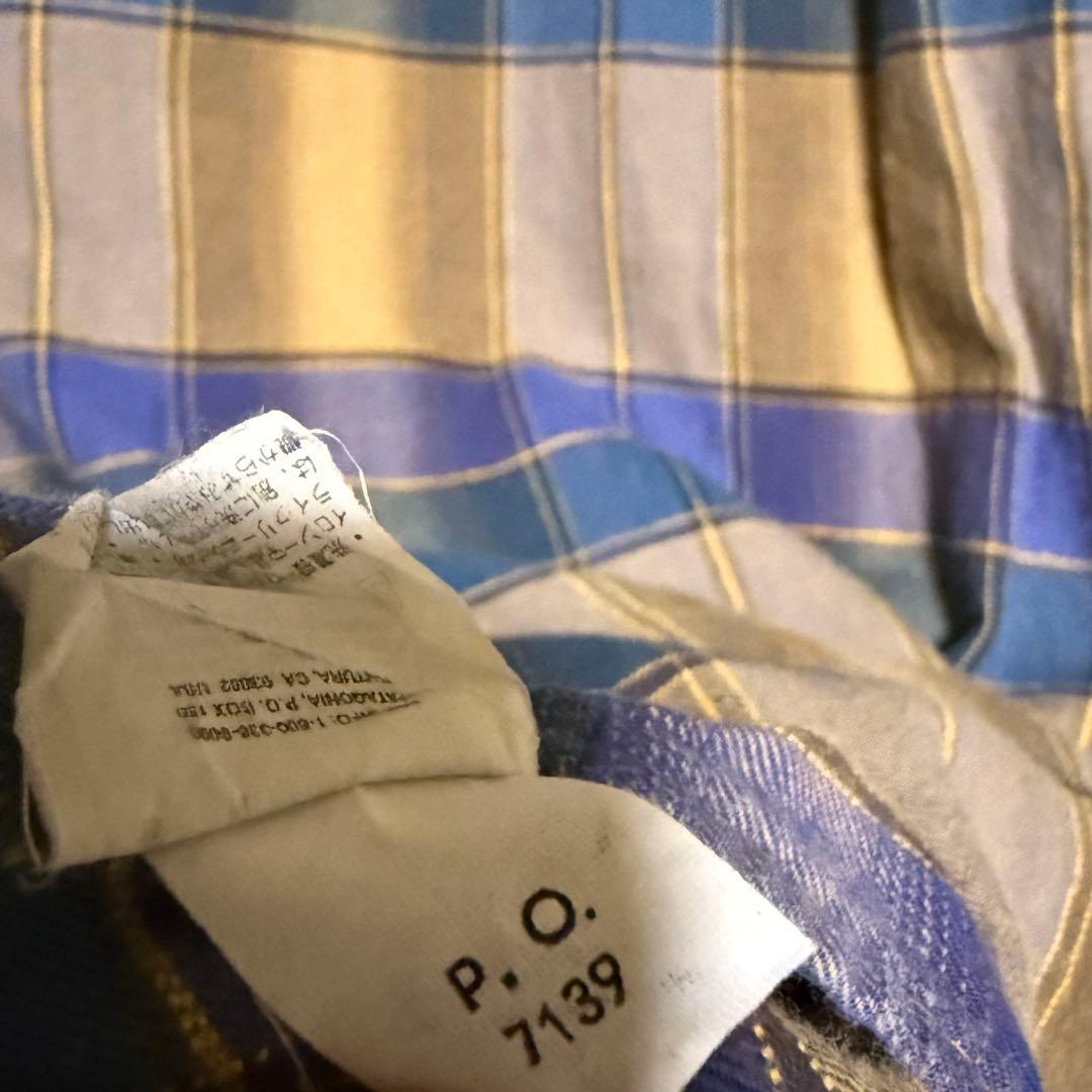 Patagonia チェックシャツ　00年製
