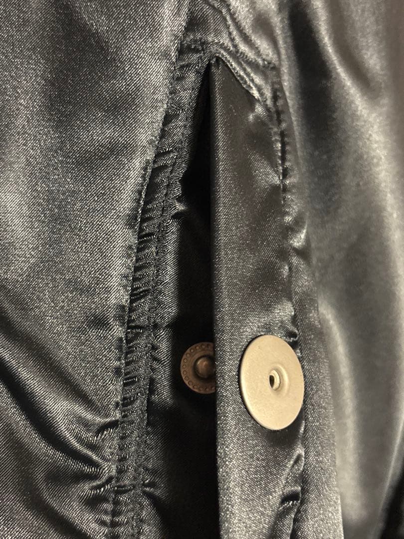 希少 90s KISS RACING バイクジャケット 黒 フルデコ 刺繍 短丈