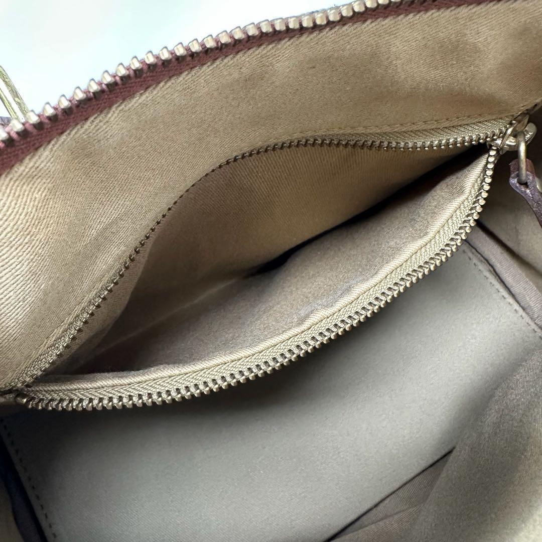 【美品】 ポロラルフローレン　ボストンバッグ　ハンドバッグ　千鳥柄　ブラシe45