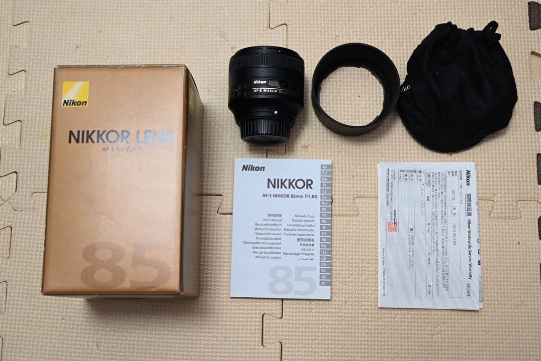 Nikon AF-S NIKKOR 85mm f/1.8G レンズ