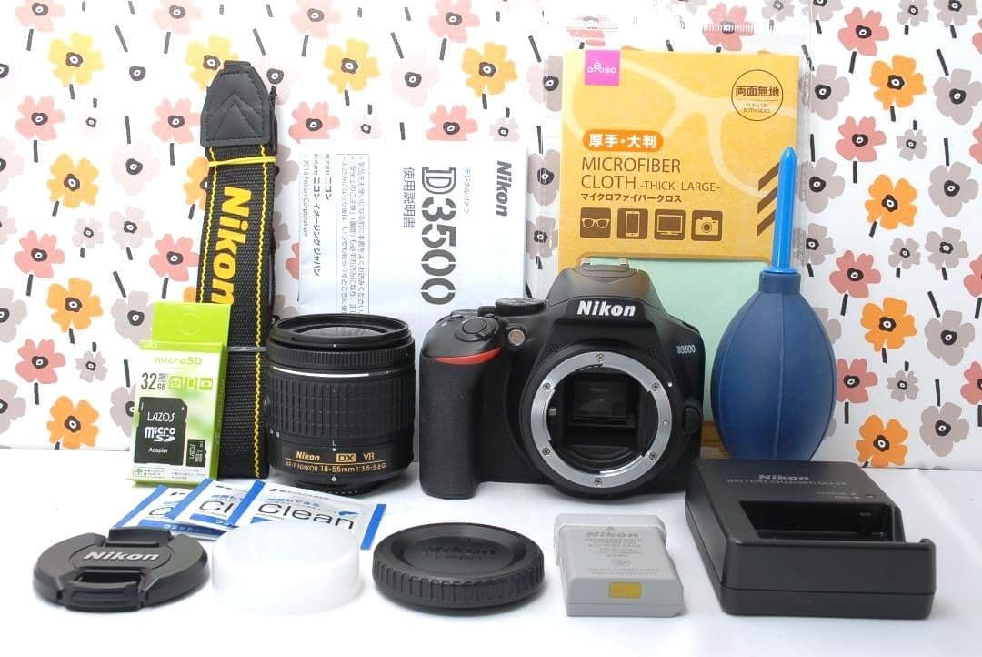 ❤Nikon D3500❤ショット数少なめ！❤Bluetooth搭載❤美品