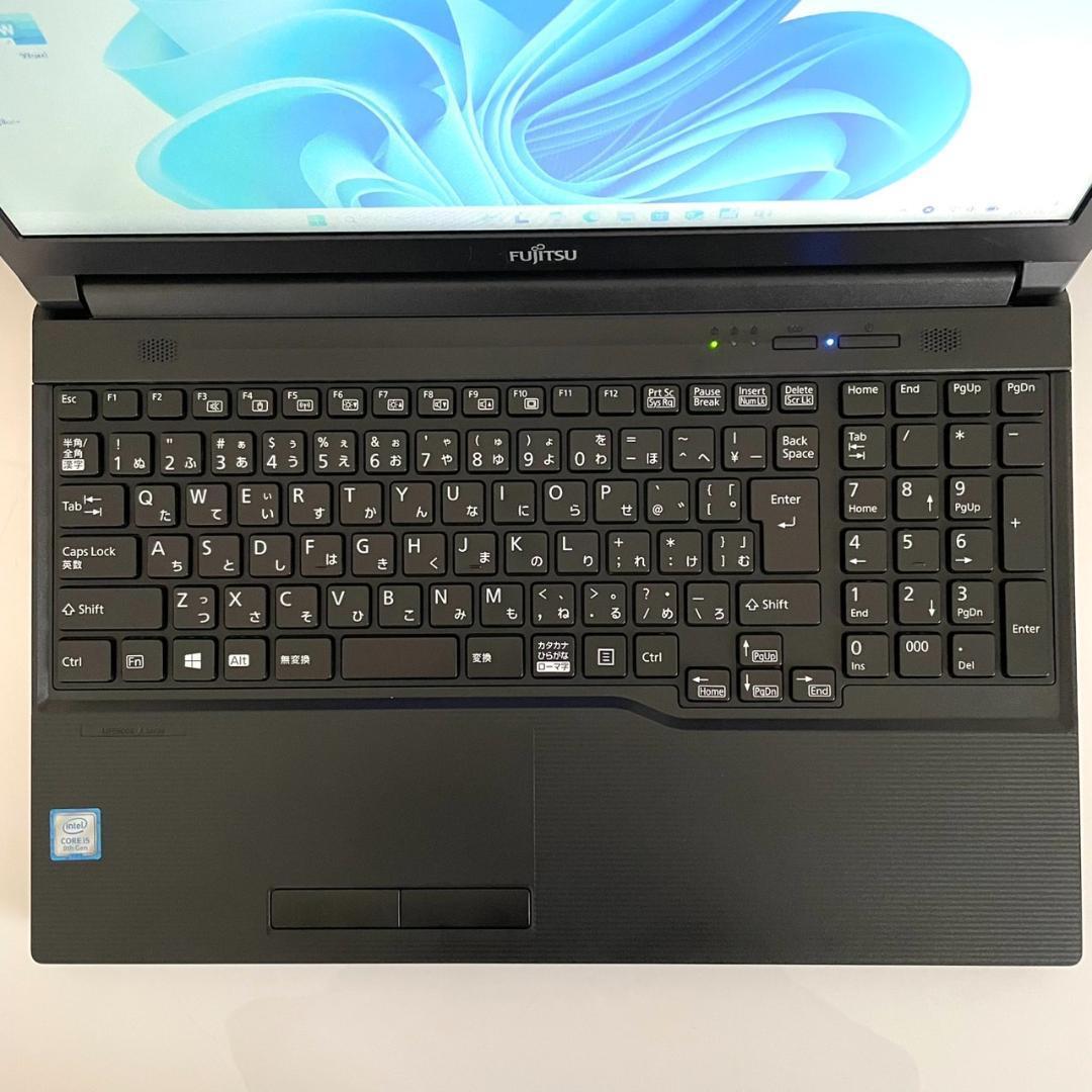 ★Win11対応PC★ コスパ◎ 第8世代i5 テンキー付き 富士通 KK0