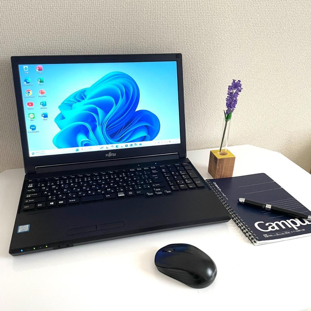 ★Win11対応PC★ コスパ◎ 第8世代i5 テンキー付き 富士通 KK0