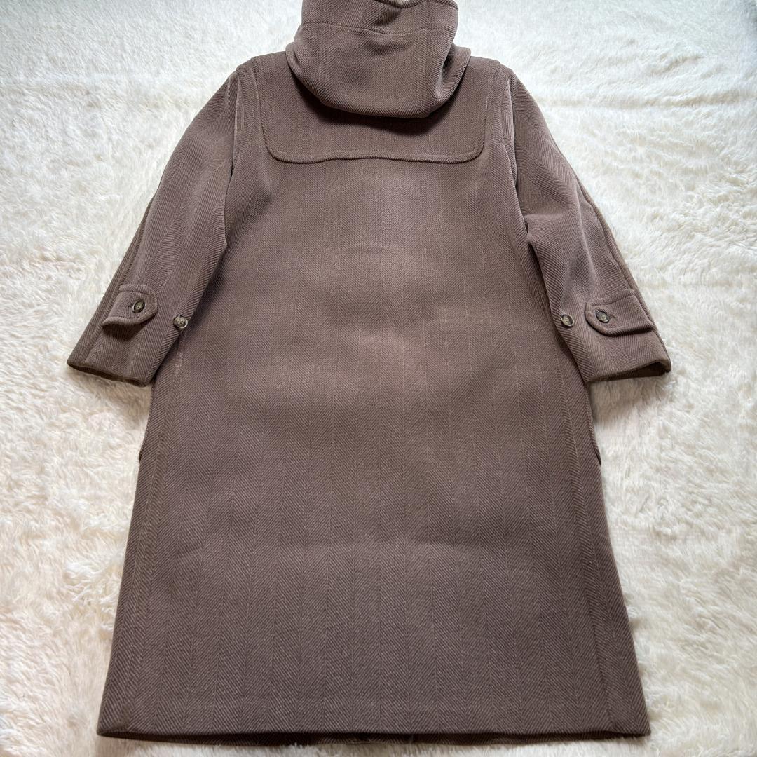 美品✨グローバーオール キングストン ダッフルコート ヘリンボーン L相当 茶