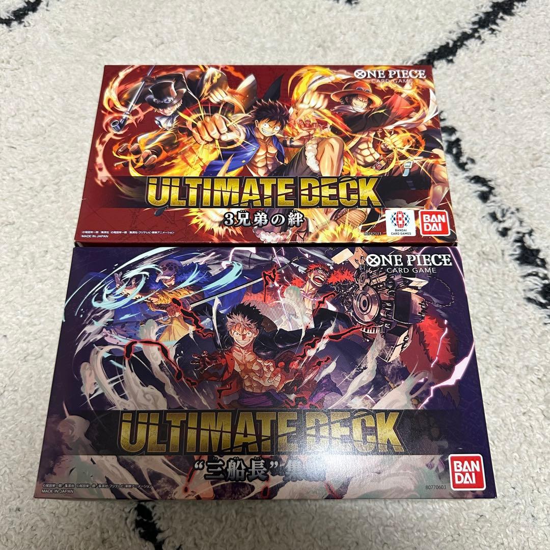 ONE PIECE ULTIMATE DECK 3兄弟の絆 三船長集結