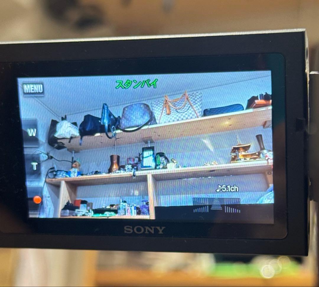 【美品】SONY 4Kビデオカメラ FDR-AX45（ブラウン）