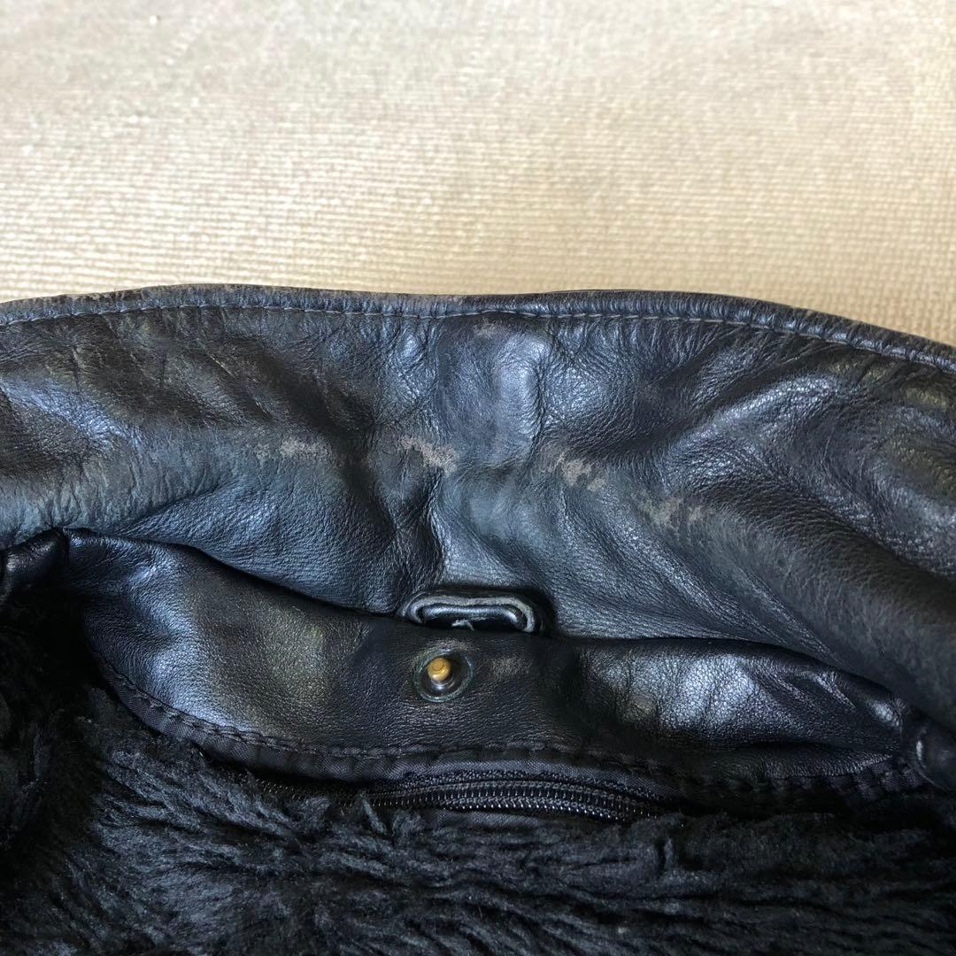 WINCH KIABI レザーフライトジャケット G-1 A-2 牛革 ライナー